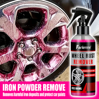 Wheel Iron Powder Remover Spray Multi Purpose Car Rim Cleaner for Auto Wheels Metal Parts Rust and Brake Dust Removal