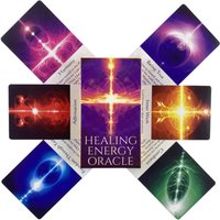 Healing Energy Oracle Cards 54pcs Cards Tarot Deck wisdom of the Divine Witchy Beginner Tarot Learning Tarot Cards For Beginners