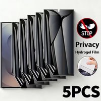 1-5 Stück Sichtschutz-Hydrogel-Folie für Samsung S26 Ultra S26 Plus S26 S25 Ultra S25 S23 S22 A56 A55 A36 A35, kein Glas-Displayschutz