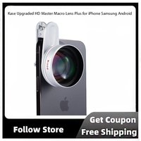 Kase Upgraded HD Master Macro Lens Plus for iPhone Samsung Android with Long Focus Distance 45-85mm