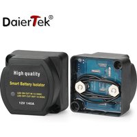 DaierTek Dual Battery Smart Isolator 12V 140A Voltage Sensitive Split Charge Relay VSR Car Accessories Relay VSR for Camper