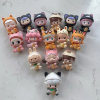 Original Pop Mart Molly Cat Series Collectible Figure Toy Trendy Blind Box Gift Item Adorable Decoration Bean Kawaii Dolls Gift