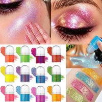Rolling Sequins Glitter Gel Sparkling Face Body Painting Liquid Purple Blue Pearl Gloss Eyes Brighten Stage Makeup Decoration