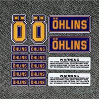 AliExpress NONE OHLINS Reflective Stickers Motorcycle Suspension Shock Decal Decoration Racing Bike Modification Waterproof Sticker