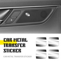 Car Nickel Metal Logo Mobile Phone Laptop Decal Sticker Accessories For SEAT Ibiza 6l 6j Leon Mk1 Mk2 5f Cupra FR Racing Arona