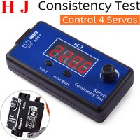 HJ RC Servo Tester ESC Consistency Control 4 Servos for RC Helicopter Airplane Car Digital Steering Servo 2us Multi-function