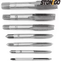 STONEGO 5PCS/7PCS Bearing Steel Manual Tapping Drill Set M3-M12 - Efficient Wood, Plastic, and Aluminum Screw Thread Tool