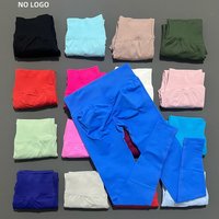 HISTELLO Impacts Leggings Women Seamless Sports Yoga Pants Low Ribbed Band Gym Clothes Fitness Workout Wear Scrunch Bum Tights