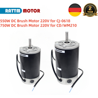 【EU Stock】Mini Lathe Motor 550W 750W DC Brush Motor 220V for CJ-0618 CD/WM210 Wood Milling Lathe Machine Accessories Parts image 3