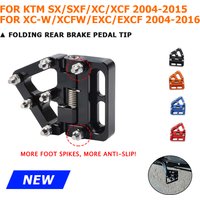 For KTM EXC EXCF SX SXF XC XCW XCF 125 250 300 350 450 500 530 Motorcycle Accessories Foldable Rear Brake Pedal Step Tip Plate