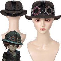Game LOL TV 2 Arcane Isha Hat Cosplay Costume Accessories Kids Children Disguise Headgear Clothing Child Halloween Suits Props