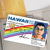 Bank/Bus Pass Protection Set 4-Piece Mclovin Card Cover Waterproof Decoration Credit/Debit Card Sleeve PVC Sticker Film Skin