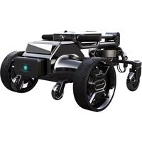 Hot Sale Foldable Electric Golf Cart Follow Me Golf Caddy Remote Control Golf Trolley with Lithium Battery