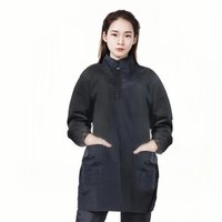 Waterproof Long Sleeves Smock Pet Grooming Work Clothes Hair Salon Uniforms Pants Pet Shop Apron Barber Shop Hairdresser Robe