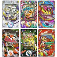Pocket Monster Best Wishes Card Display Stand Dragonite Hawlucha Eelektross Froslass Gengar Game Collection Card Photo Frame Toy