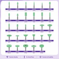 Dental Diamond Polishing Grinder Burs Stones for Zirconia Dentistry Lab Drills Rotary Tools High-Precision Dental Lab