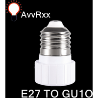AvvRxx 1pc E27 to GU10 Converter LED Light Lamp Bulb Adapter Adaptor Screw Socket ceramic material Converter Socket Light Bulb