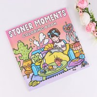 Stoner Moments: Coloring Book Featuring Cute and Cozy Daily Activities, Whimsical Drawings for Relaxation and Stress