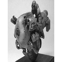 Unassambled 1/35 Motorcyclist (Motorcycle length 80mm ) Resin figure miniature model kits Unpainted
