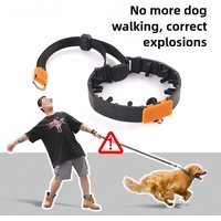 Effective Dog Prong Collar for No-Pull Training Quick-Release Buckle Adjustable Pinch Collar Dog Training Collar for Large Dog