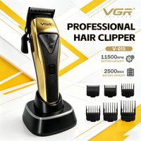 VGR Hair Clipper Professional Hair Trimmer Electric Hair Cutting Machine Vector Motor Haircut 9000 RPM Clipper for Men V-015