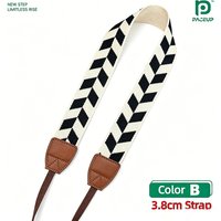 3.8cm Camera Shoulder Strap Vintage Style Universal Adjustable for Sony ZV-E10 A7M4 A6400 Canon R50 M50 R6 Fuji XT30 XS10 Nikon