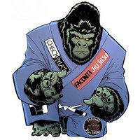 Car Stickers for The Gentle Art of Jiu Jitsu Chimp Vinyl Fine Window Decal Cover Scratches Custom Decor,13cm*11cm