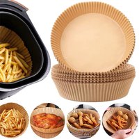 20/50/100Pcs Air Fryer Disposable Paper Non-Stick Airfryer Baking Papers Round Air-Fryer Paper Liners Paper Kitchen Accessories