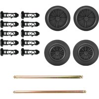 Trash Can Spare Parts 100/120/240 L Casters Wagon Wheels 10PC Lid Hinge Pins Accessories Trash Can Spare Parts Wheelie Bin Lid