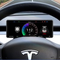 Model3/ Y Front Display Carplay Speedometer Head Up High Dashboard Driver Screen Camera HUD for Tesla Model 3 Instrument Cluster