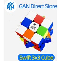 Gan Swift Block 3x3 Cube Magnetic Speed Cube Stickerless Swift 355S 3x3 Professional Magic Cube Gan Magnetic Toys