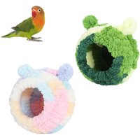 Bird Cage Bed Parakeet Nest Bed Parrot Nest House Cozy Comfortable Lovely Appearance Decorative Warm Bird Cage Bed for Parakeet