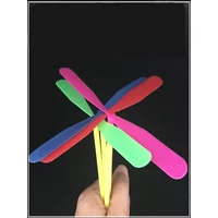 Plastic Bamboo Dragonfly Propeller Flying Toy Outdoor Fun Kids Boys Girls Juguetes Niños 3 4 5 6 8 10 12 Años Jouet Enfant
