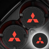 Universal Car Cup Holder Pad Anti-slip Coaster for Mitsubishi Triton L200 Pajero Sport Car Interior Decoration Items