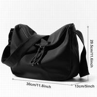 Style Shoulder Bag Nylon Waterproof Messenger Bag School Bag Simple Men's & Women’s Bag Designer Sling Crossbody Bag, City Bag