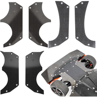 General Suspension Guard Board Carbon Fiber Guard Plate for 1/7 ARRMA FELONY INFRACTION LIMITLESS V2 Car Truck Parts