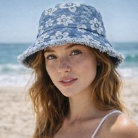 High Quality Cartoon Flower Bucket Hat Sun Protection Embroidery Sun Cap Casual Breathable Fisherman Hat Fishing
