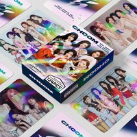 Choom, Babymonster Photo Crads, Kpop Photo Crads, Kpop Fan Merch Goods, 124Pcs in a Box (60Pcs Lomo Cards + 64 Stickers), High-Definition Photo Cards, Collectibles, Small Gifts, Holiday Gifts,