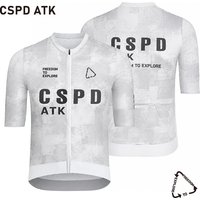CSPD ATK Men's Cycling Shirt Summer Sunscreen Cycling Speed Drying Clothes Professional Team Cycling Sweatshirt