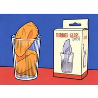 Mirror Glass Pro Magic Tricks Stage Illusion Gimmick Props Mentalism Funny Product Exchange Appearing Vanishing Magia Cup Games