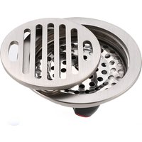 304 Stainless Steel Round Floor Drains Deodorant Drainer Shower Strainer Cover Bathroom Accessories Silver