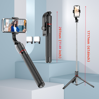 2026 NEW Monopod Remote Shutter Fill Light for iPhone Samsung Xiaomi Phone Holder Mini Tripod Wireless Bluetooth Selfie Stick