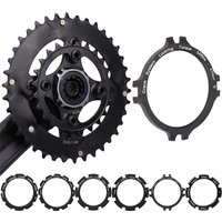 AliExpress heppe HEPPE Bike Crank Spider Lock Ring Crankset Chainring Fixing Ring Crankset Locking Ring for FSA/ROTOR/Cannondale/S-work/SRM Crank