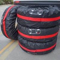 Car Spare Tire Covers Case Auto Wheel Tires Storage Bags Dust-proof Protector Car Accessories
