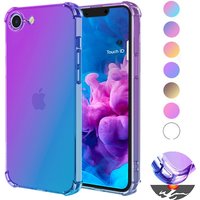 Gradient Airbag TPU Case for Apple iPhone 17 Pro Max iPhone Air 17e 16e 16 15 Plus Protective Shockproof Cover Fundas Coque Capa