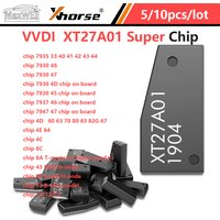 5/10pcs/lot XT27A For ID46/40/43/4D/8C/8A/T3/47 Super Chip XT27 XT27A01 Transponder Xhorse Keys VVDI2 Mini Key Tools