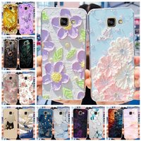 For Samsung Galaxy A3 2016 Case A310F Popular Flower Transparent Silicone Phone Back Cover For Samsung A3 2017 A320F A320Y Funda