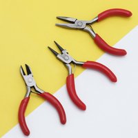Professional Pliers for DIY Crafting Beading Wire Wrapping Tools with Flat-Nose, Needle-Nose Pliers Metalwork, and Crafts