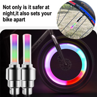 AliExpress LED Bicycle Valve Light, Neon Bicycle Spoke Light, Bicycle Tire Valve Light, Night Riding Warning Light Bicycle Accessories