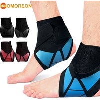 1Pair Ankle Brace Sleeve for Swimming, Surfing, Diving, Paddle Boarding & Aquatic Recovery–Ultra-Thin Support for Men & Women
